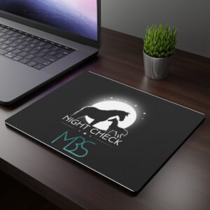 Night Check - Rectangular Mouse Pad