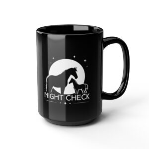 Night Check - Black Mug (11oz, 15oz)